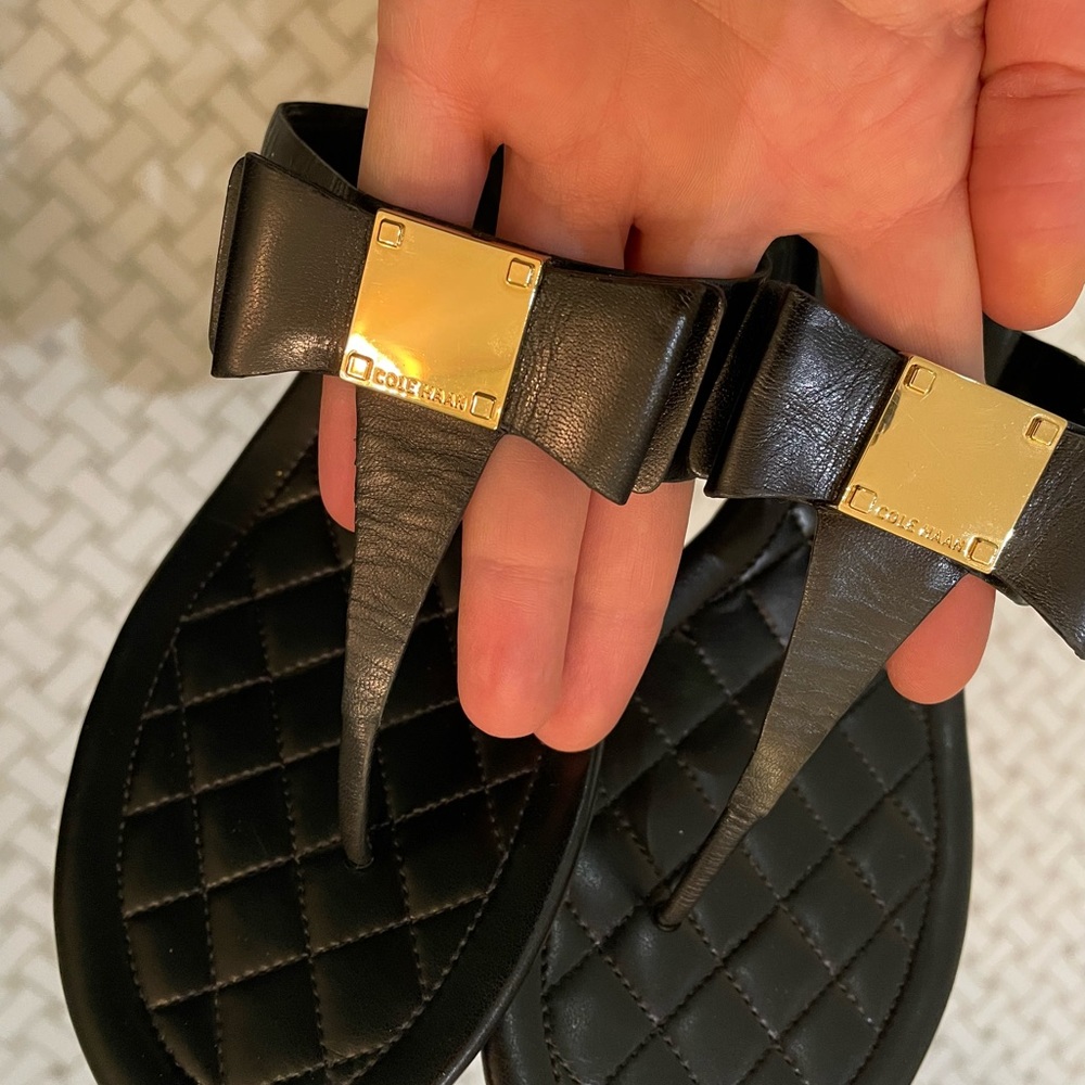 Cole Haan Size 8.5 Leather Sandals - Never Worn!